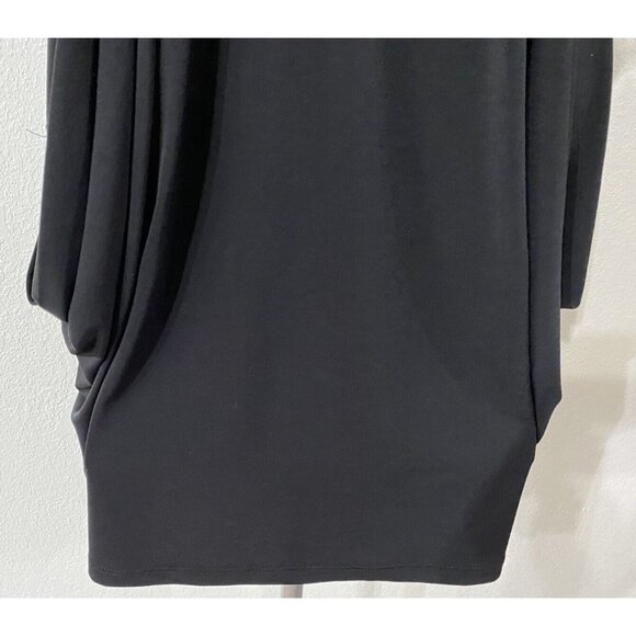 Inc International Concepts Womens PL Blouse Black Stretch Cold Shoulder Collar - Picture 10 of 10